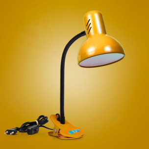 Лампа прищепка Золото ТМ Loga